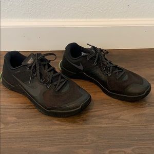 Nike Metcons with reflective laces